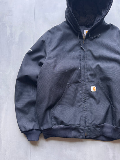 VINTAGE CARHARTT BLACK ACTIVE JACKET - M