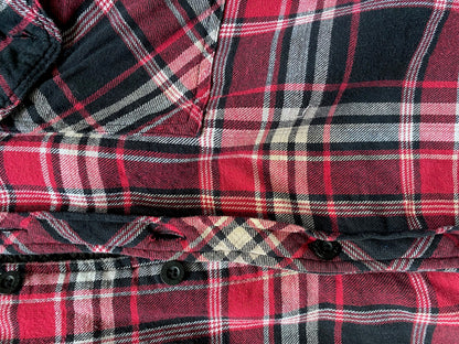 VINTAGE DICKIES SHERPA LINED FLANNEL JACKET - L