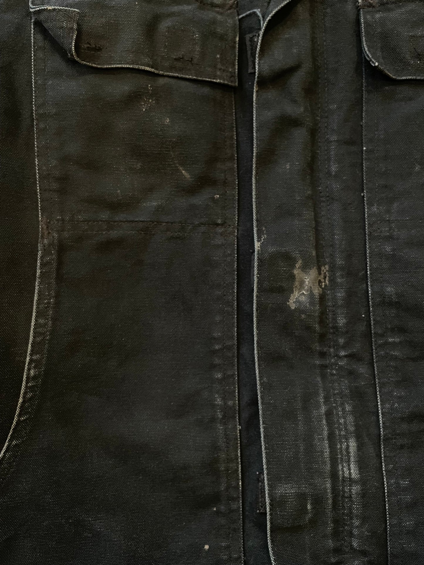 VINTAGE CARHARTT FADED NAVY ARCTIC JACKET - L