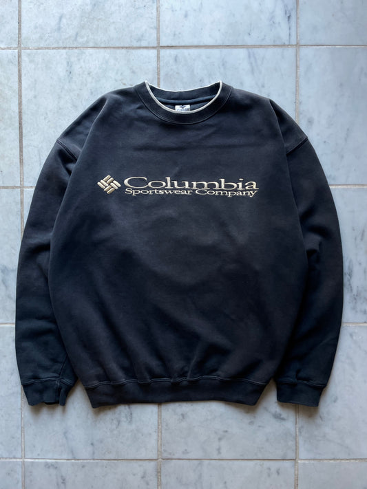 COLUMBIA SPORTWEAR HEAVYWEIGHT DARK GREY SWEATER - XLARGE