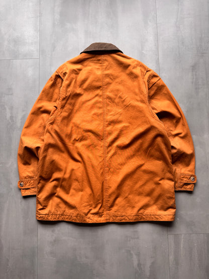 VINTAGE LANDS END TAN JACKET - L