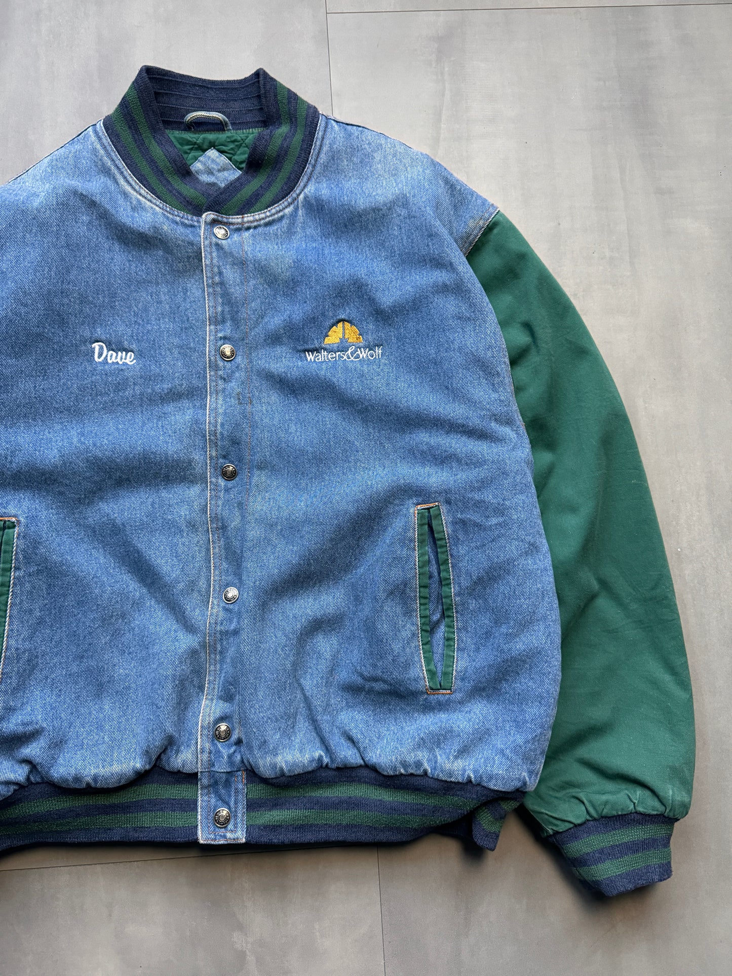 WALTERS & WOLF BASEBALL JACKET - XLARGE