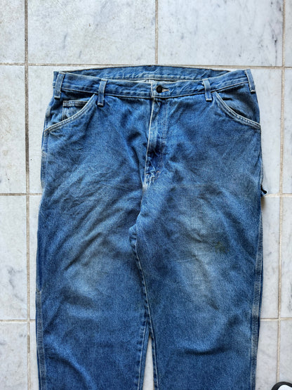 DICKIES DENIM WORK JEANS - 38x34