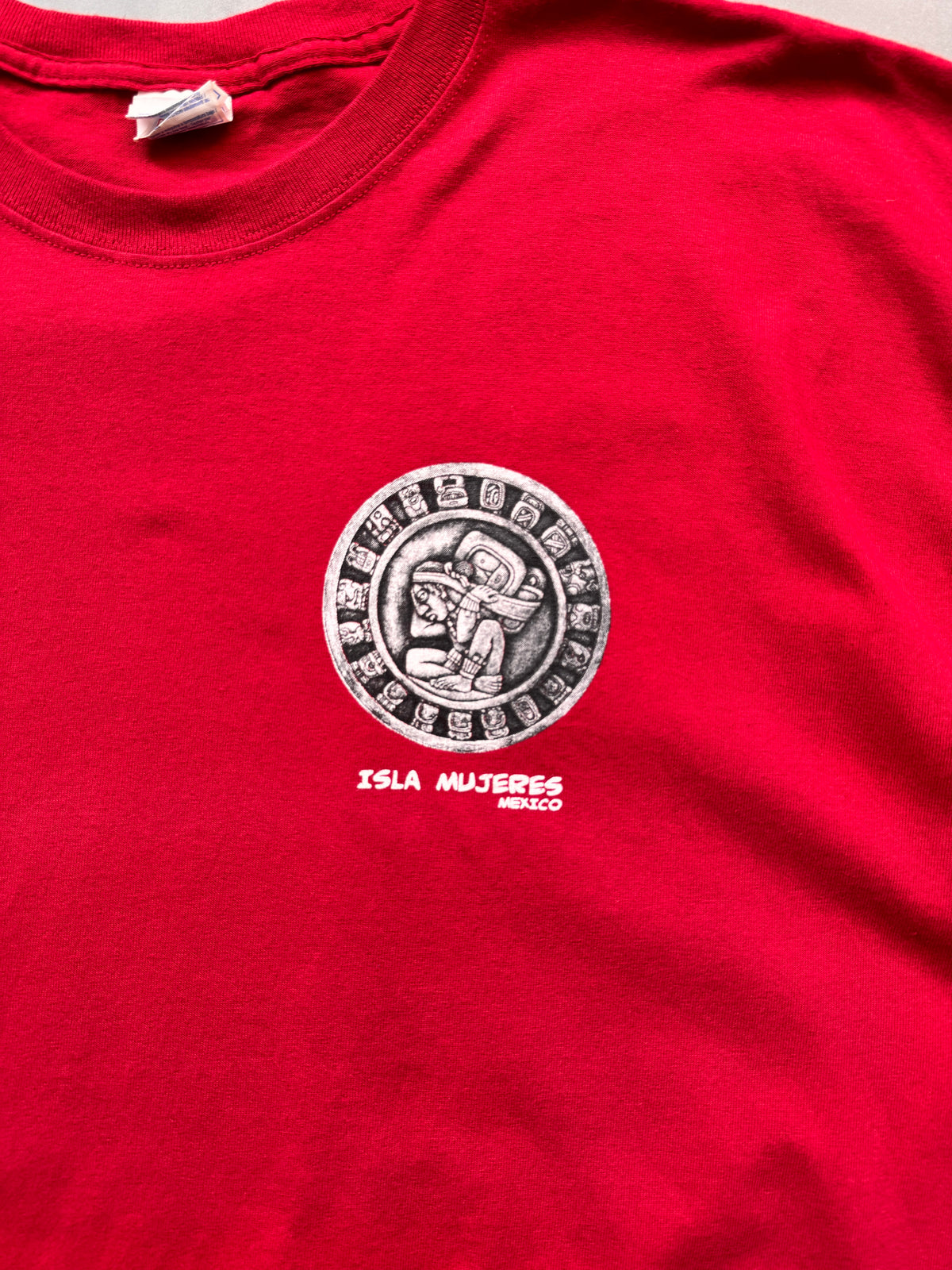 VINTAGE LOS MUERTOS RED TEE - XXL