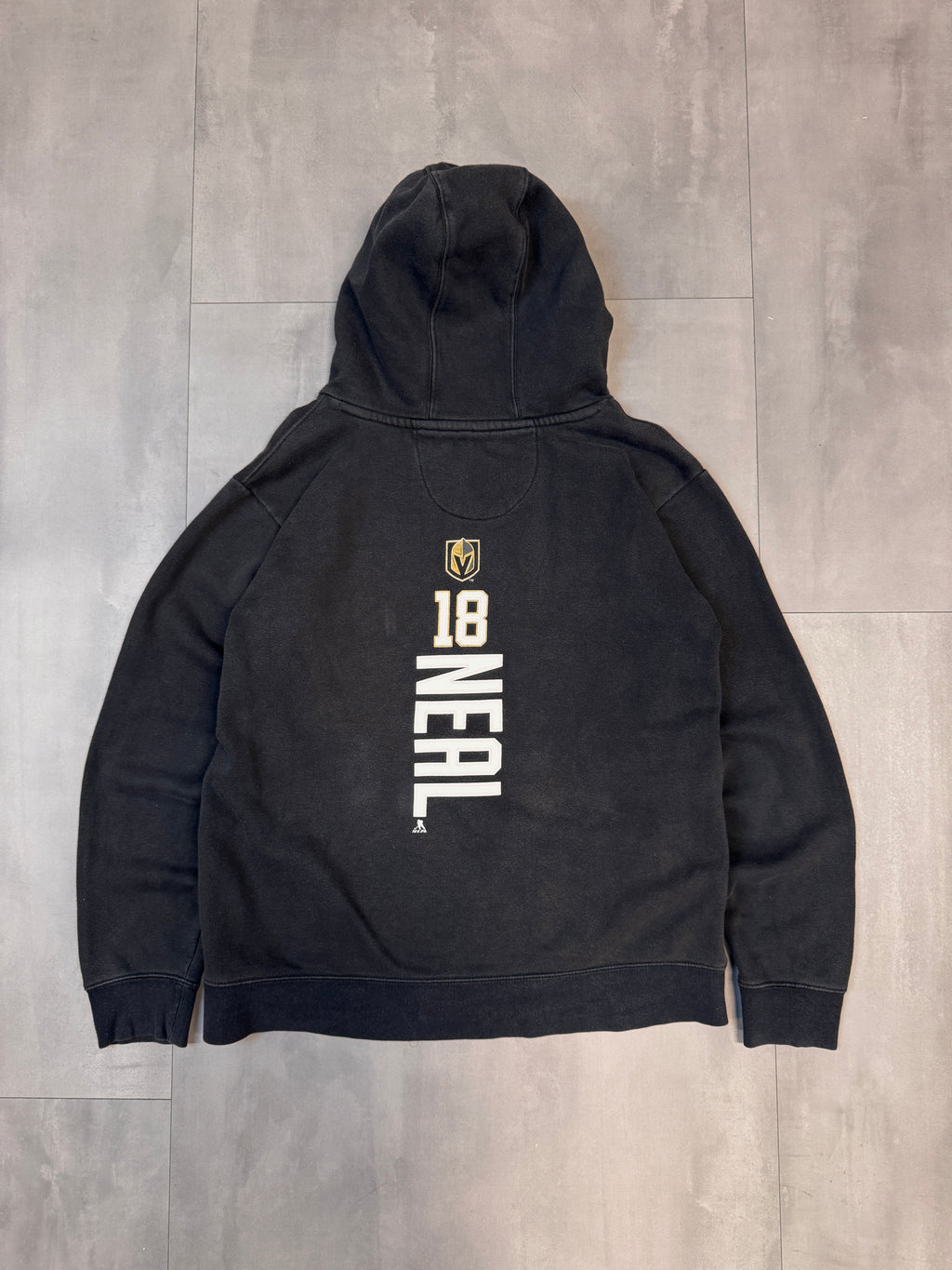 NHL VEGAS GOLDEN KNIGHTS BLACK HOODIE - MEDIUM