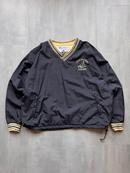VINTAGE CHAMPION BLACK WINDBREAKER - XXL
