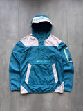 VINTAGE COLUMBIA SPORTSWEAR BLUE LIGHTWEIGHT ANORAK - S