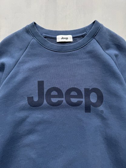 VINTAGE JEEP BLUE SWEATER - S