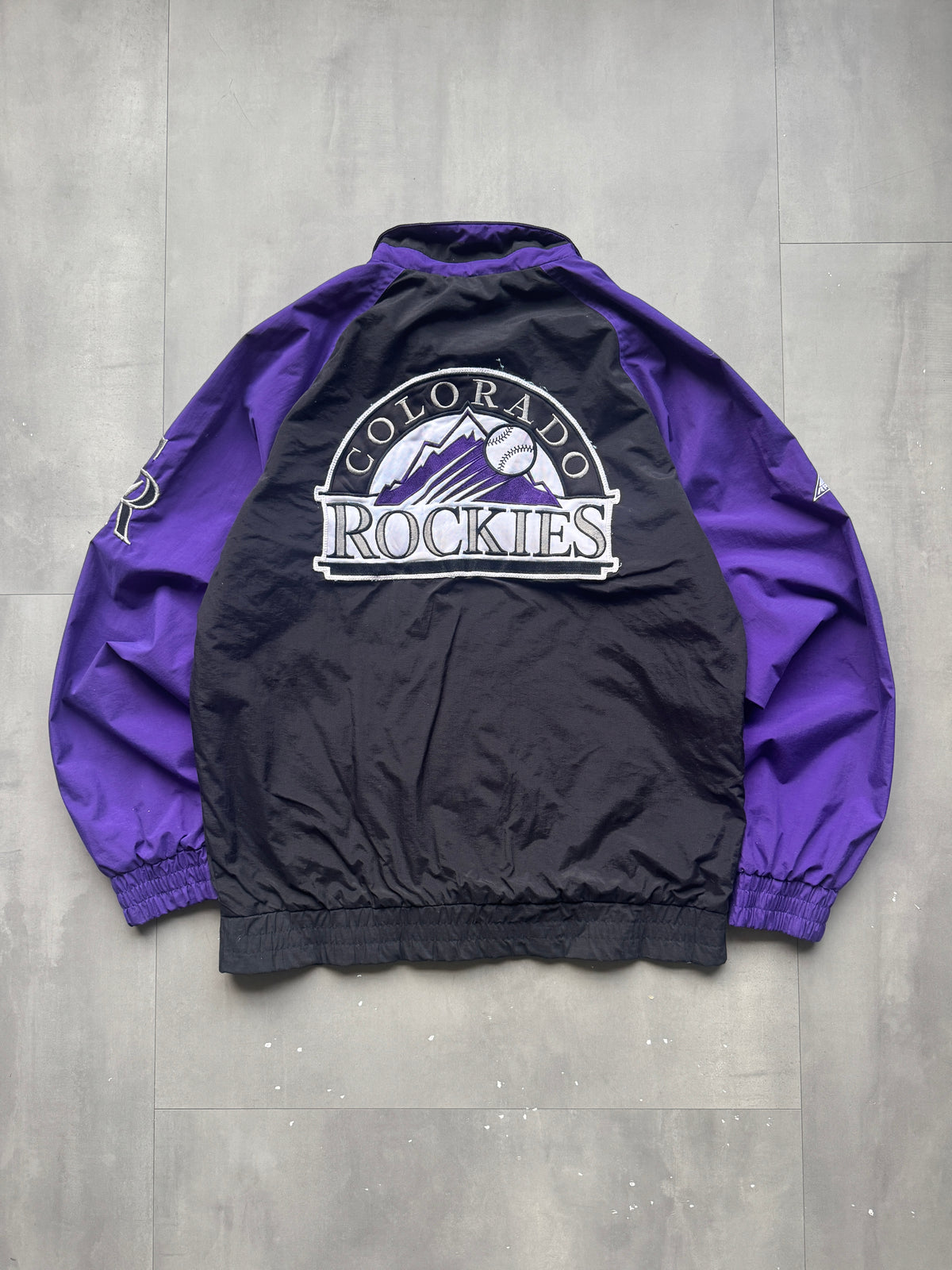 VINTAGE MLB COLORADO ROCKIES JACKET - M