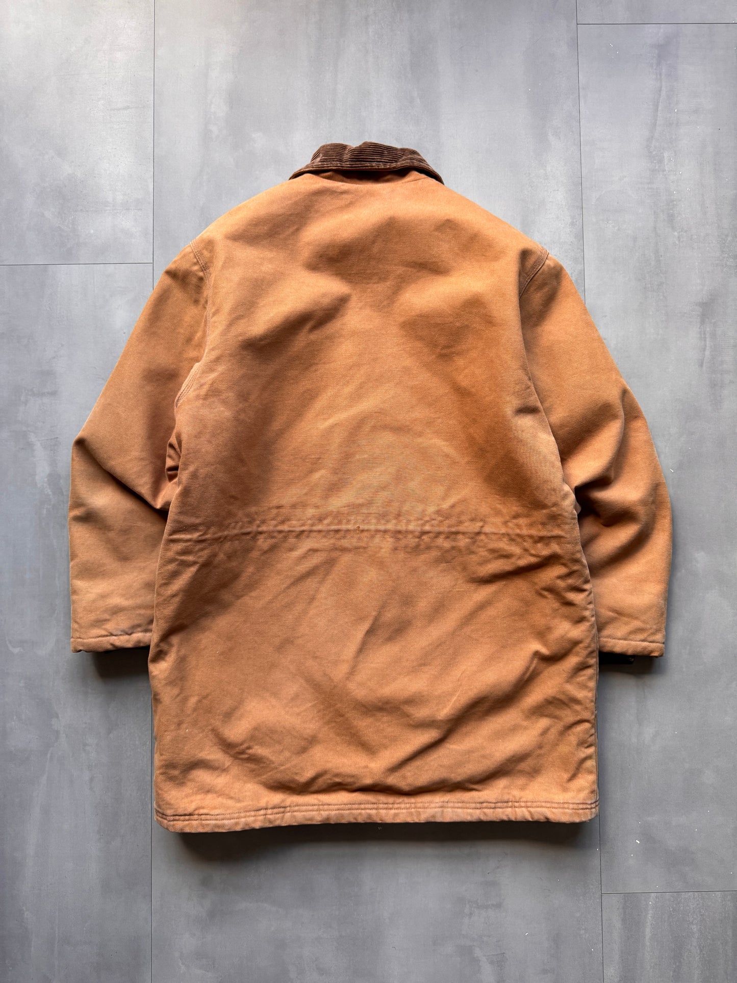 VINTAGE TOUGH DUCK TAN WORK JACKET - M