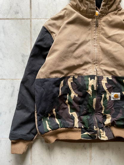 CARHARTT REWORKED MILITARY ACTIVE JACKET - LARGE