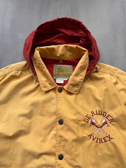 VINTAGE AVIREX DE RIDDER LIGHTWEIGHT TRACK JACKET - L