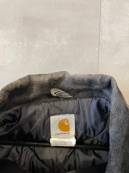 VINTAGE CARHARTT FADED NAVY ARCTIC JACKET - L