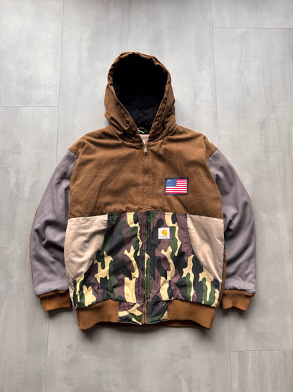 CARHARTT REWORKED MILITARY ACTIVE JACKET - L