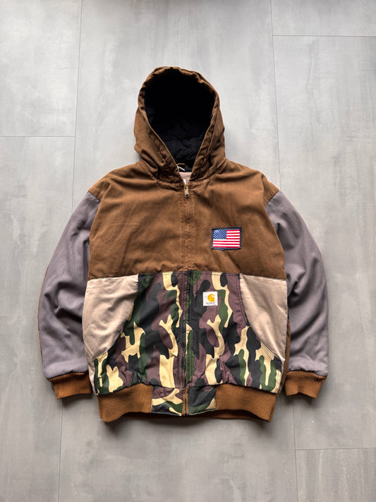 CARHARTT REWORKED MILITARY ACTIVE JACKET - L