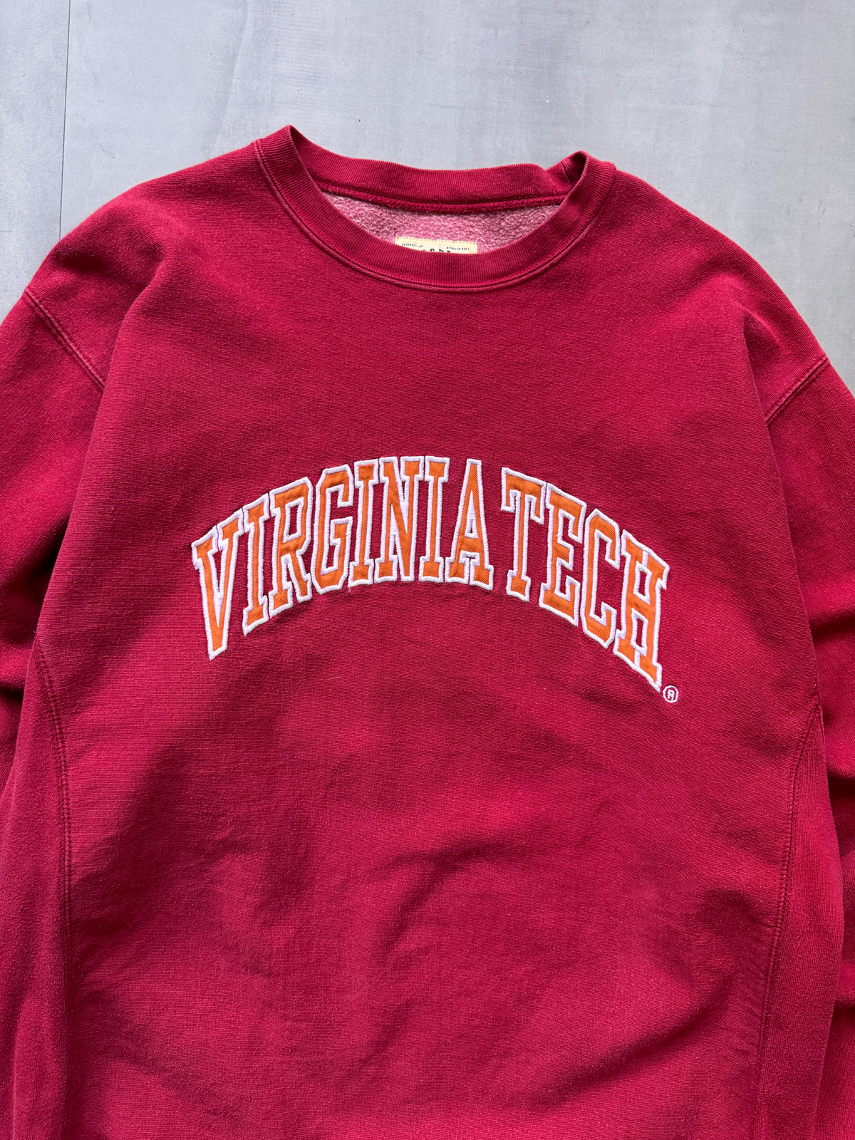 VINTAGE STEVE & BARRY'S VIRGINIA TECH HEAVYWEIGHT SWEATER - XXLARGE