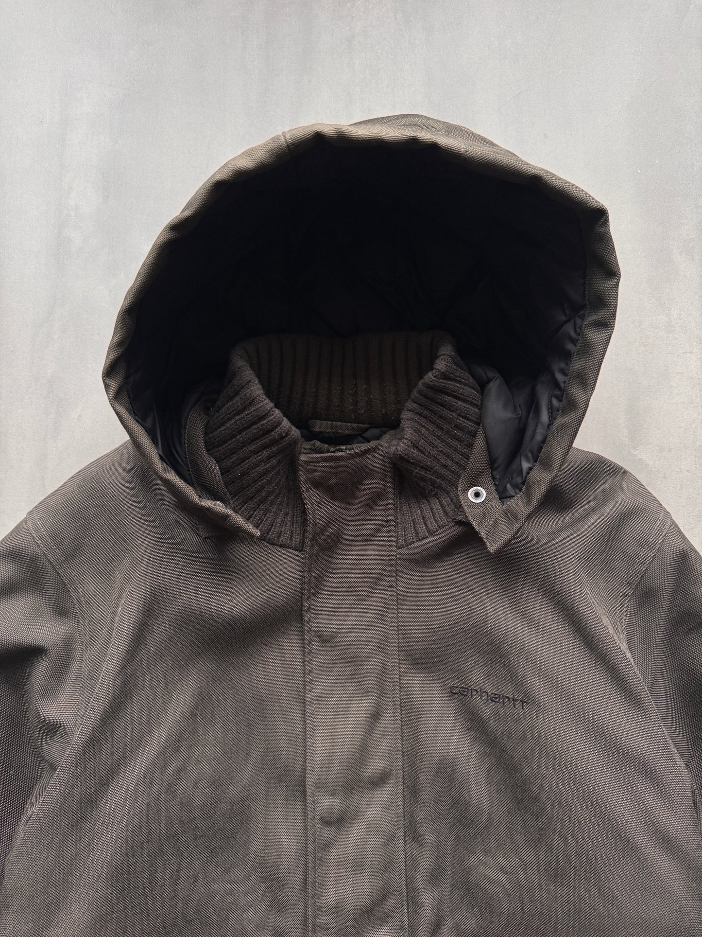 VINTAGE CARHARTT GREY/GREEN JACKET - M