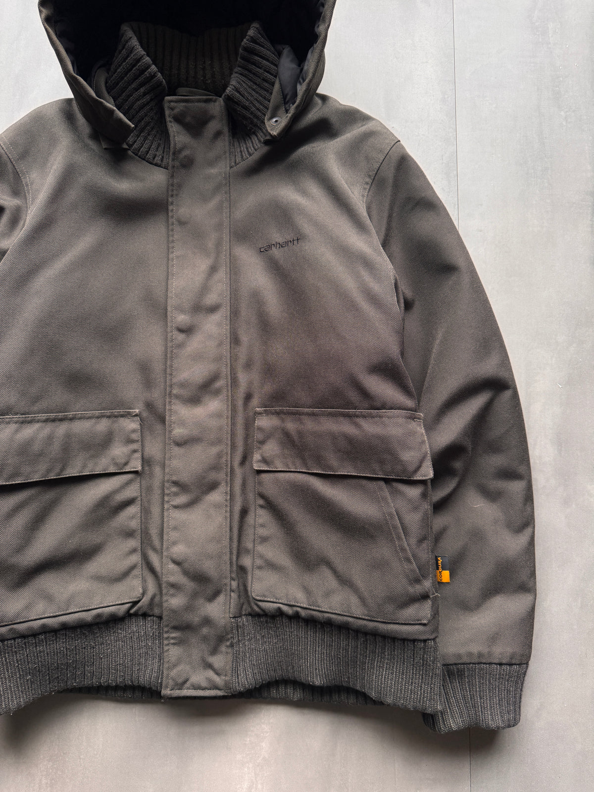 VINTAGE CARHARTT GREY/GREEN JACKET - M