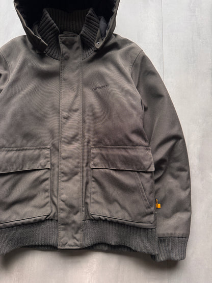 VINTAGE CARHARTT GREY/GREEN JACKET - M