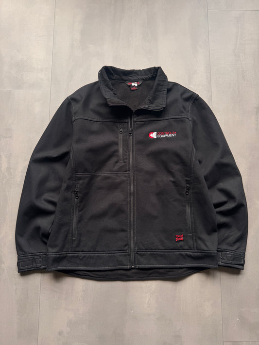 VINTAGE TOUGH DUCK FLEECE LINED WORK JACKET - L