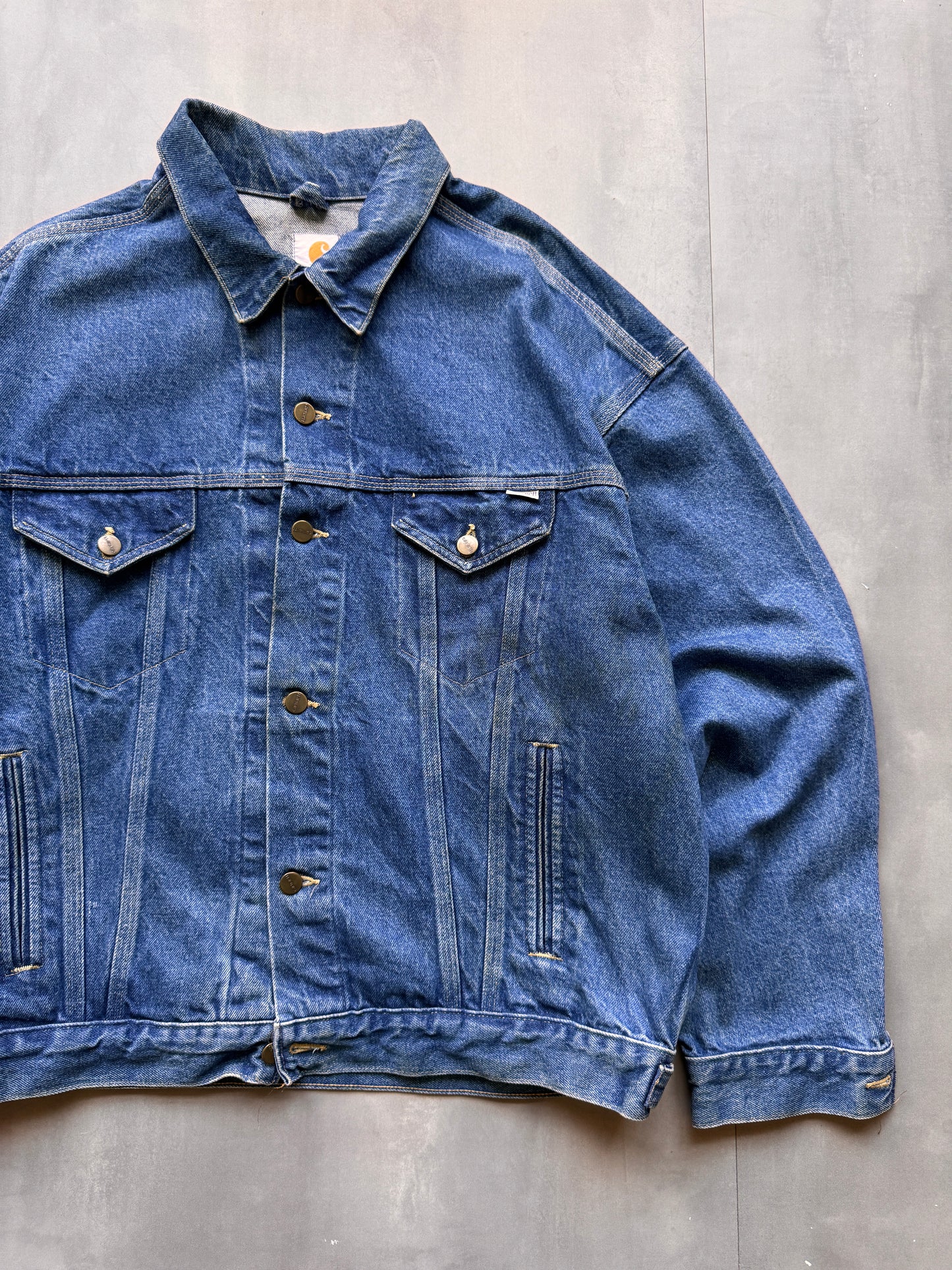 VINTAGE CARHARTT DENIM JACKET - XL
