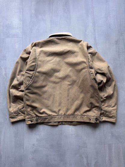 VINTAGE CREEKS LINED GREEN/GREY DETROIT JACKET - L