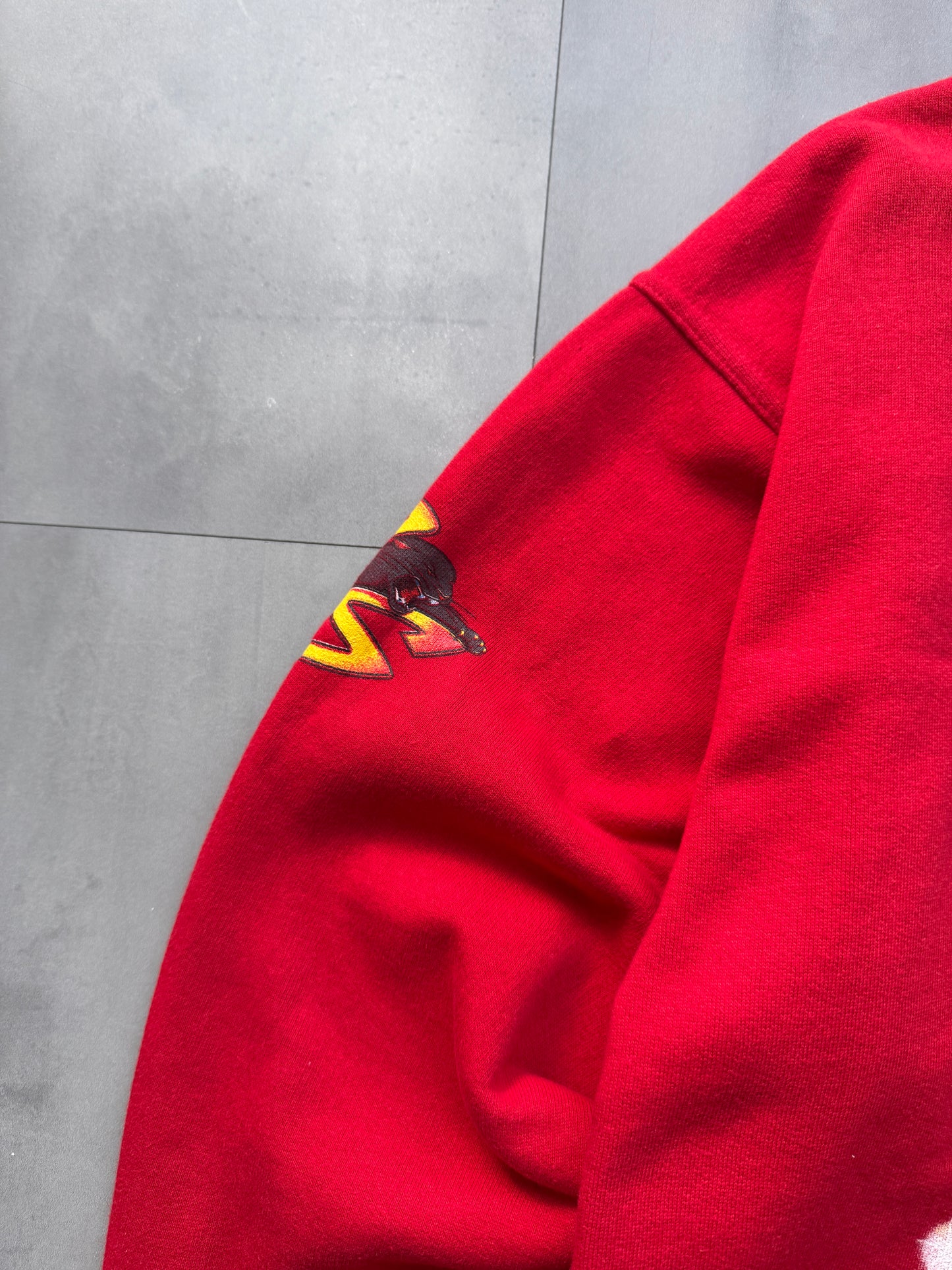 VINTAGE F1 RALF SCHUMACHER RED SWEATER - M