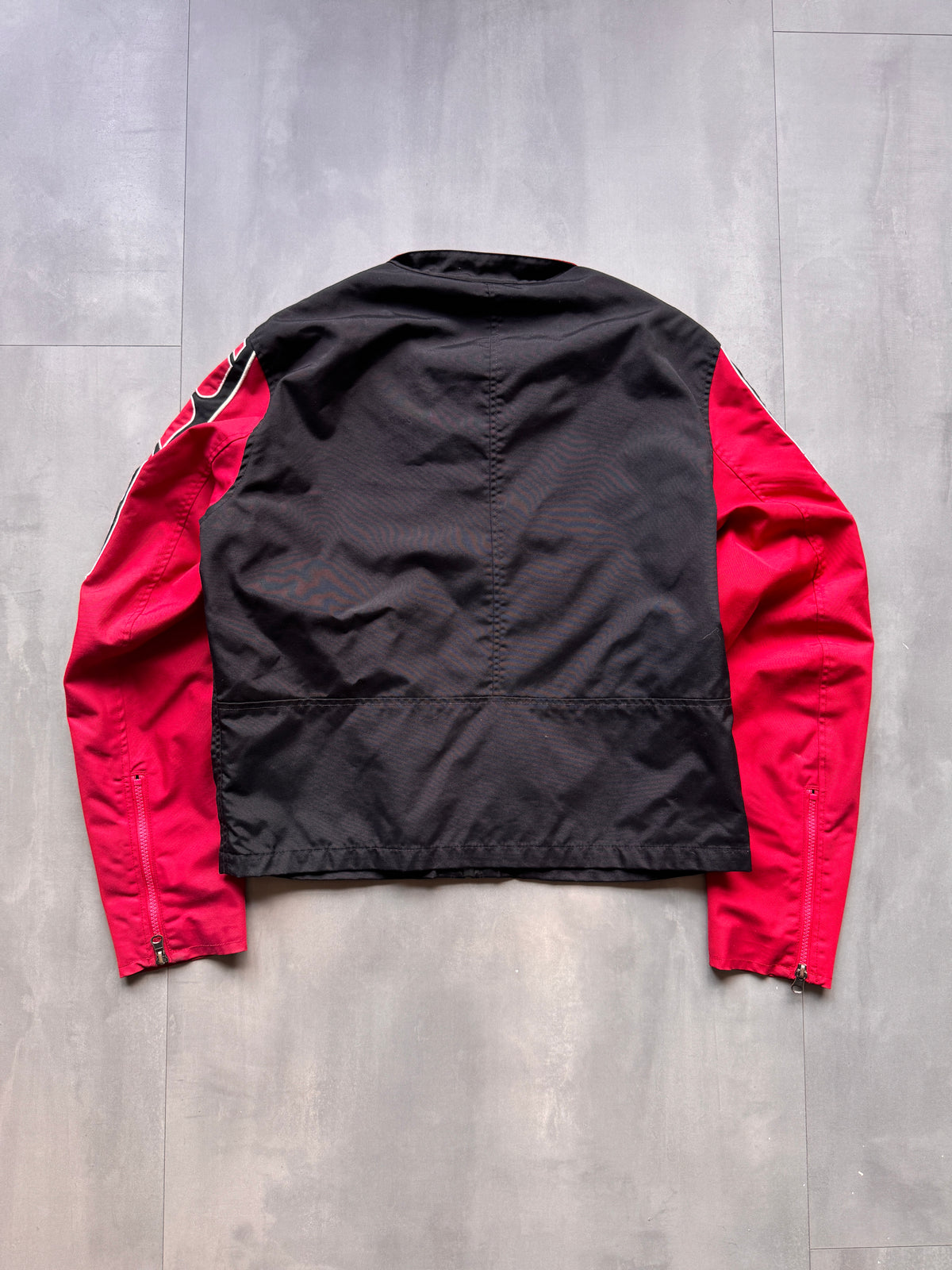 VINTAGE REDSKINS MOTORCYCLE JACKET - L