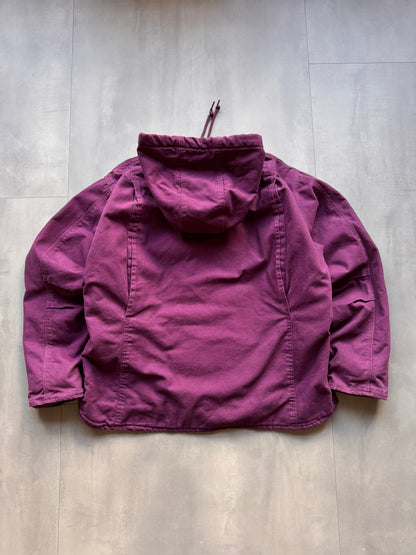 VINTAGE LILAC SHERPA LINED ACTIVE JACKET - M