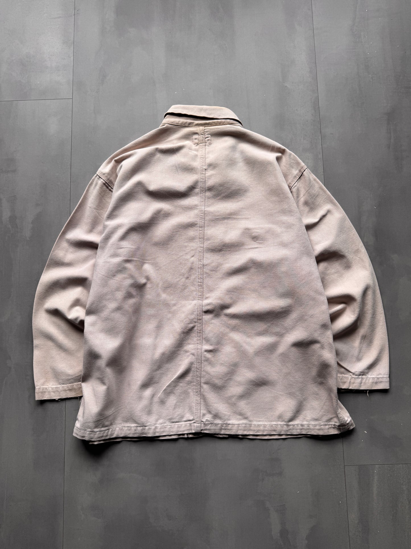 VINTAGE BEIGE WORKWEAR SHIRT - L