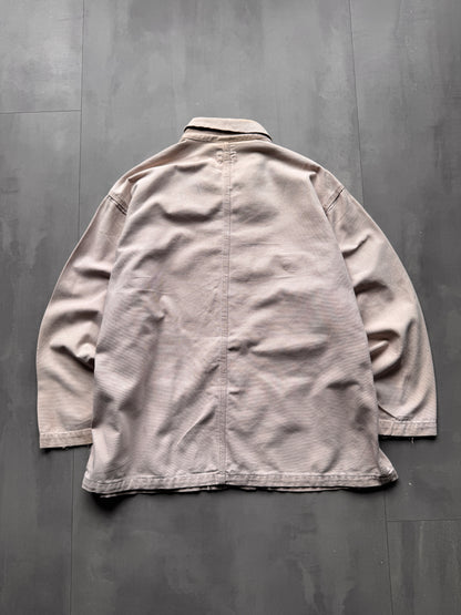 VINTAGE BEIGE WORKWEAR SHIRT - L