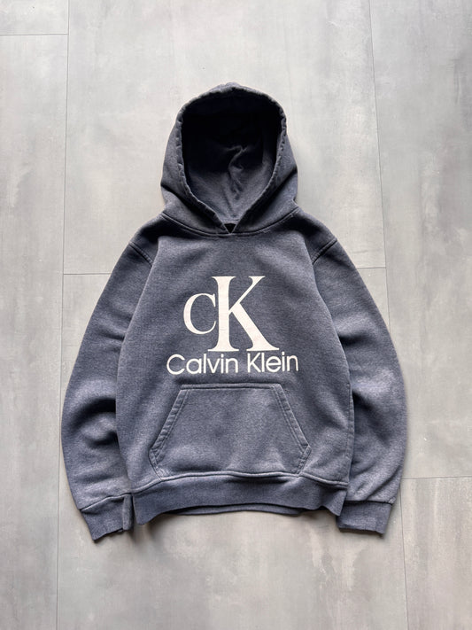 BOOTLEG CALVIN KLEIN GREY HOODIE - XS