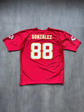 VINTAGE NFL KANSAS CITY CHIEFS RED GONZALEZ JERSEY - XXL