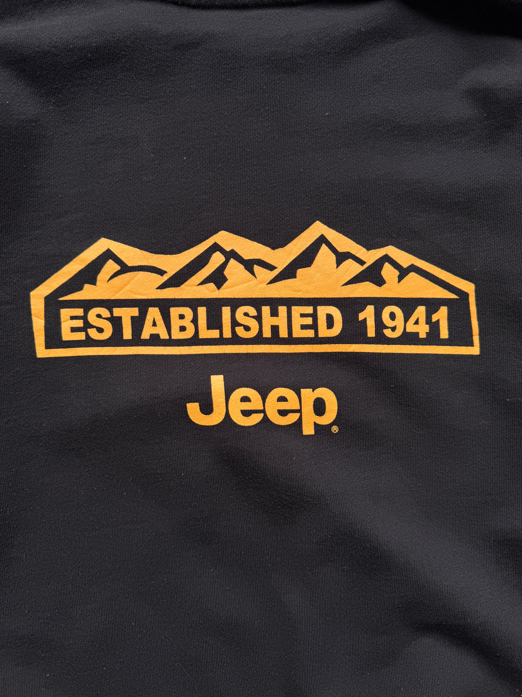 VINTAGE JEEP BLACK SWEATER - M