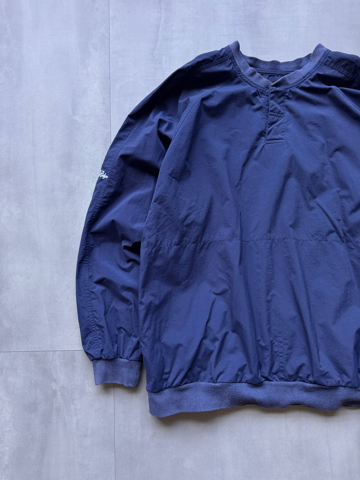 VINTAGE NIKE GOLF NAVY WINDBREAKER - XL