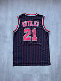 VINTAGE ADIDAS NBA CHICAGO BULLS BLACK JIMMY BUTLER JERSEY - XL