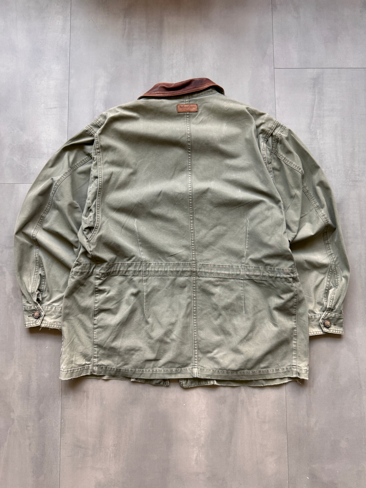 VINTAGE MARLBORO CLASSICS GREEN JACKET - XL