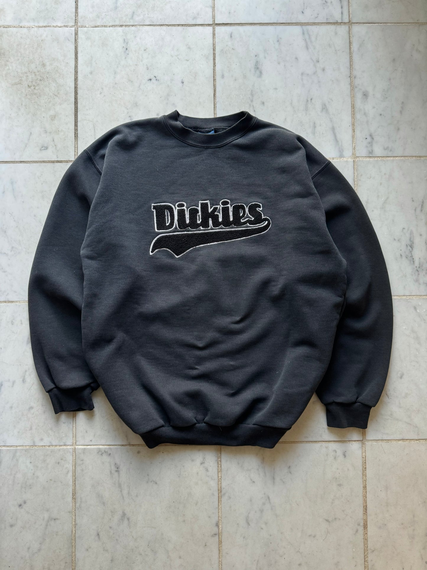 DICKIES FADED BLACK SWEATER - XLARGE