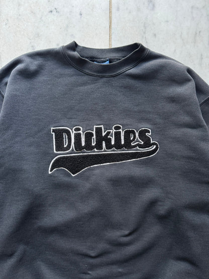 DICKIES FADED BLACK SWEATER - XLARGE