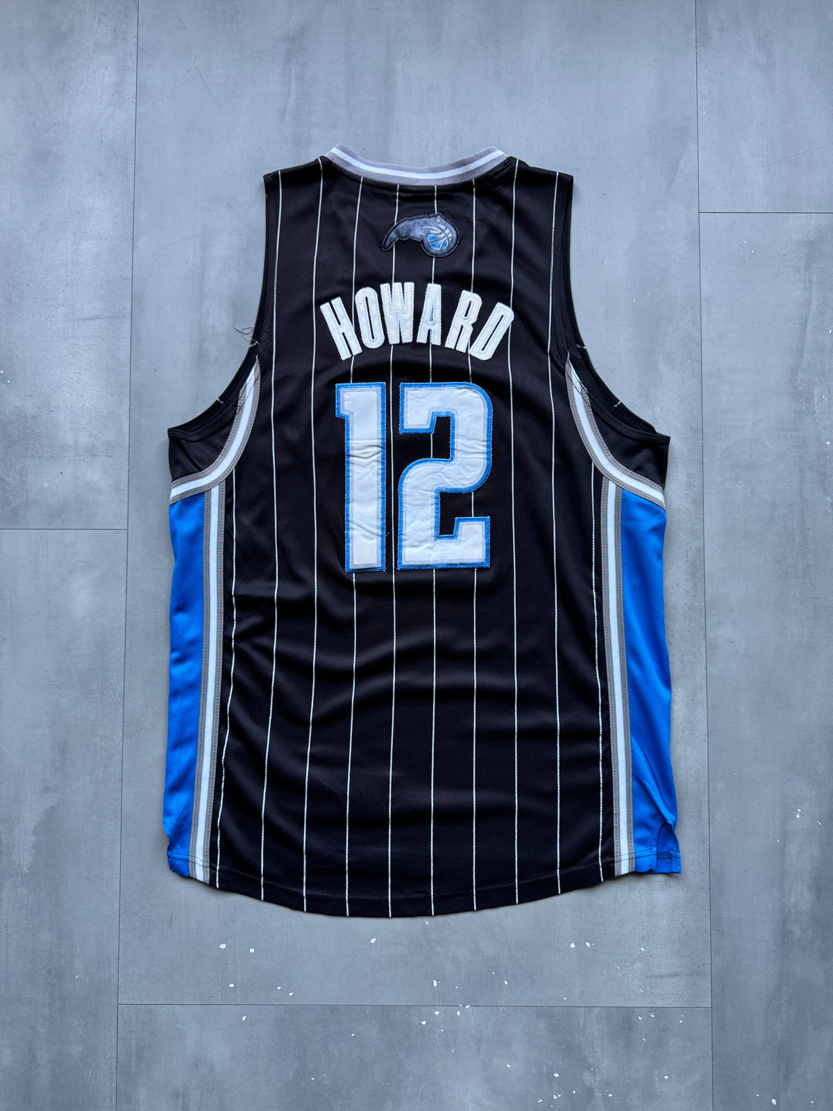 VINTAGE ADIDAS NBA ORLANDO MAGIC BLACK DWIGHT HOWARD JERSEY - S