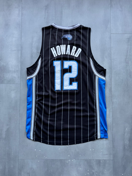 VINTAGE ADIDAS NBA ORLANDO MAGIC BLACK DWIGHT HOWARD JERSEY - S