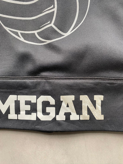 VINTAGE NIKE BASKETBALL GREY ZIP UP HOODIE - XL