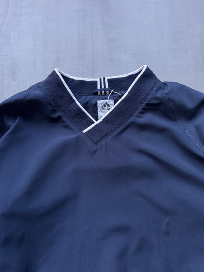 VINTAGE ADIDAS NAVY WINDBREAKER - M