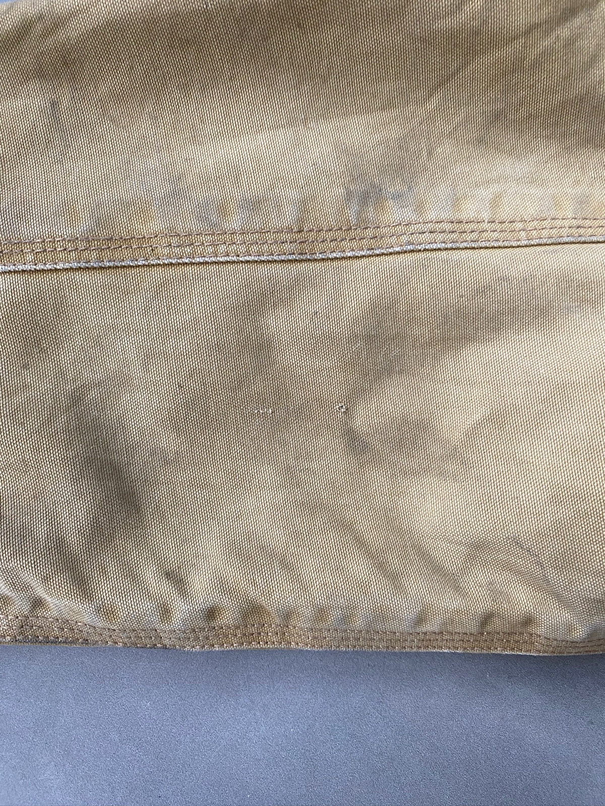 VINTAGE AMERICAN EAGLE TAN DETROIT JACKET - L