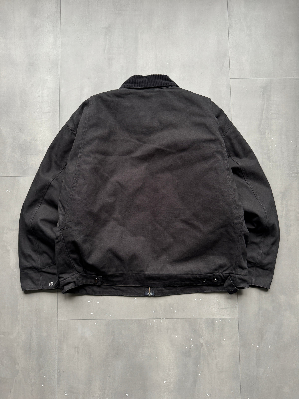 VINTAGE CORNERSTONE 'KEYSTONE' BLACK DETROIT JACKET - XXL