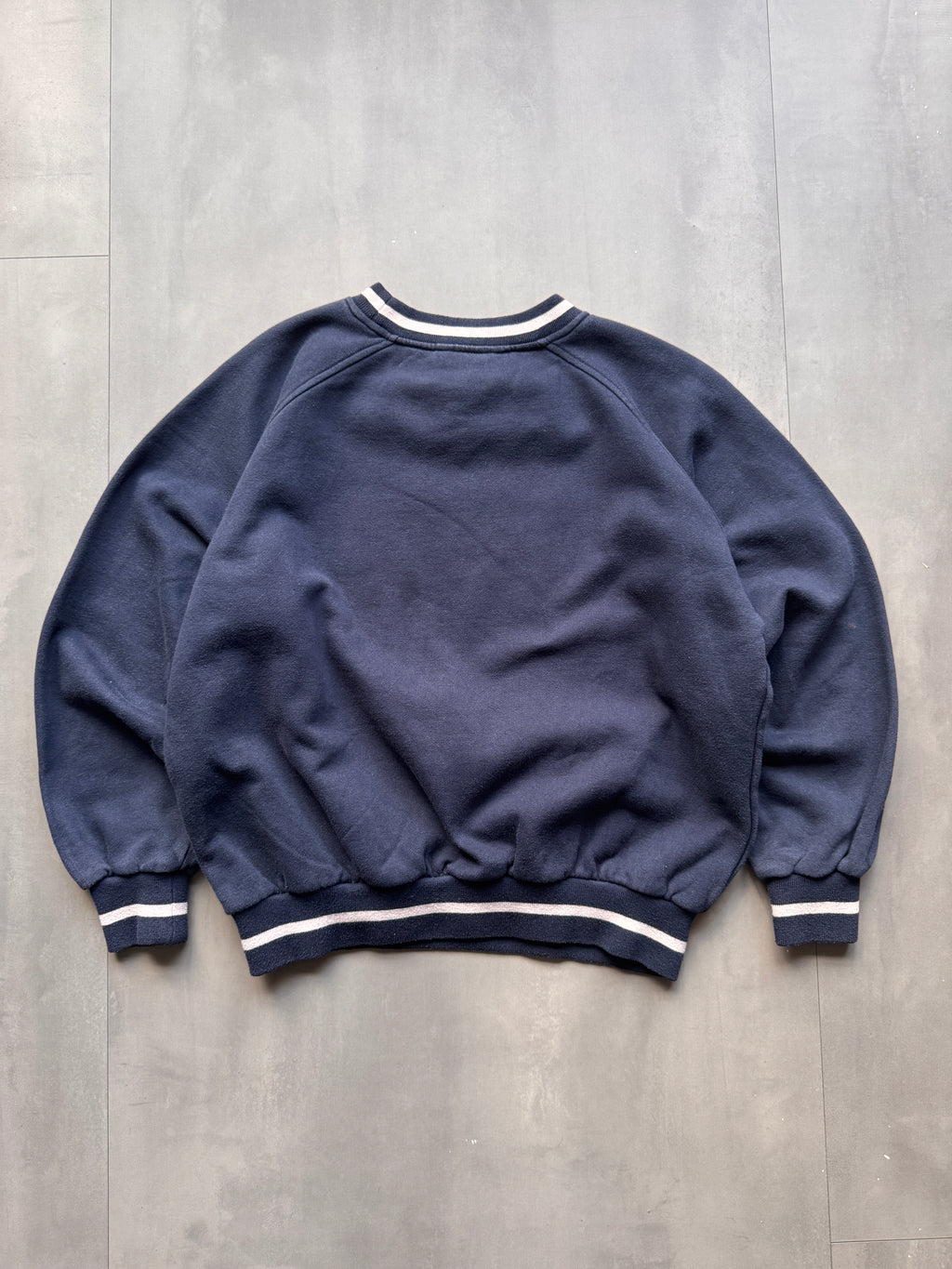 VINTAGE KAPPA NAVY SWEATER - S