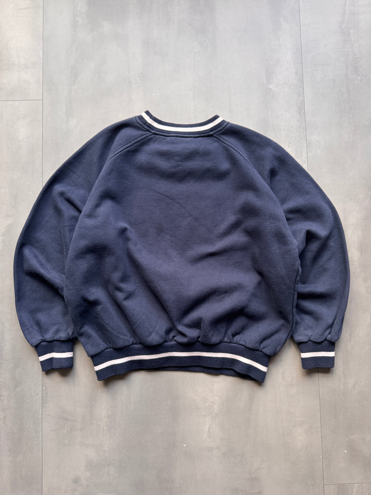 VINTAGE KAPPA NAVY SWEATER - S