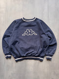 VINTAGE KAPPA NAVY SWEATER - S