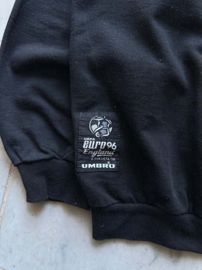 UMBRO EUROS '96 BLACK SWEATER - LARGE/XLARGE