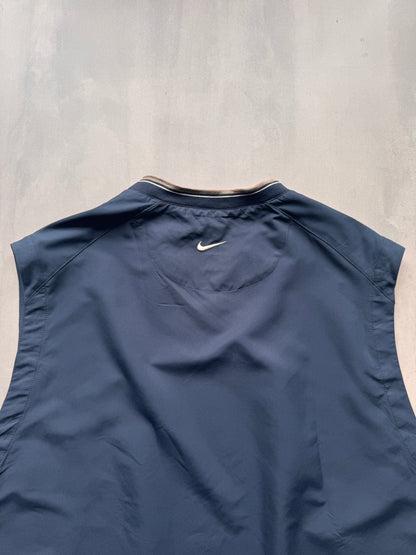 VINTAGE NIKE GOLF NAVY VEST - L